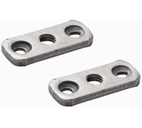 cyclingcolors 2x dadi rettangolari per letto 3 fori M8 x 150 calotta dado perni viti di collegamento giunzioni mobili rilegatura connettori pannelli legno bullone