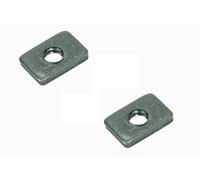 cyclingcolors 2x dadi rettangolari per letto M8 x 150 calotta dado perni viti di collegamento giunzioni mobili rilegatura connettori pannelli legno bullone