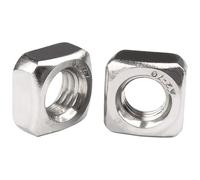 cyclingcolors 2x Dado Quadrato Acciaio Inox A2 DIN 557 Dadi Quadrati per Viti Bulloni con Filettatura Metrica, M10