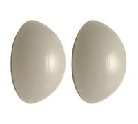cyclingcolors 2x fermaporta adesivo paracolpi per maniglia beige 31mm proteggi muro protezione universale
