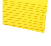 cyclingcolors 2x Foglio di Feltro Hobby Artigianato Cucito Scrapbooking Arte Artigianato Decorazione Decoupage A4 20x30cm spessore 1,1-1,4mm Poliestere 166 g/m² - giallo