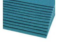 cyclingcolors 2x Foglio di Feltro Hobby Artigianato Cucito Scrapbooking Arte Artigianato Decorazione Decoupage A4 20x30cm spessore 2-3mm Poliestere 416 g/m² - blu turchese