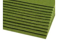 cyclingcolors 2x Foglio di Feltro Hobby Artigianato Cucito Scrapbooking Arte Artigianato Decorazione Decoupage A4 20x30cm spessore 2-3mm Poliestere 416 g/m² - verde veldt