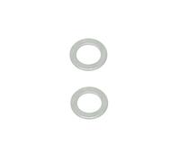 cyclingcolors 2x guarnizione motore moto ciclomotore scarico piatto in alluminio 12x18x1,5