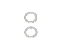 cyclingcolors 2x guarnizione motore moto ciclomotore scarico piatto in alluminio 14x20x1,5mm