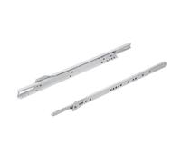 cyclingcolors 2x guida a rulli per mobili con cassetti in legno guide binari scorrevoli mobile porta cucina bagno, lunghezza 550mm, 25kg, nero