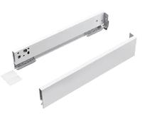 cyclingcolors 2x guide per cassetto (destra + sinistra), Binari cassetti, guida, scorrevoli, mobile, porta, cucina, bagno, cartello 16mm, altezza 89mm, lunghezza 500mm, bianco