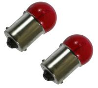 cyclingcolors 2x lampadina 12V 21W BA15S rosso moto ciclomotore auto