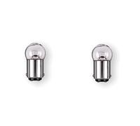 cyclingcolors 2x lampadina BA15d 15W 18x35 6V lampada auto moto ciclomotore trattore camion furgone