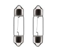 cyclingcolors 2x lampadina SV5.5 3W 6X31 24V lampada auto moto ciclomotore trattore camion furgone