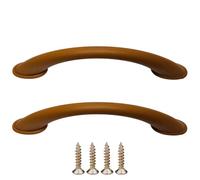 cyclingcolors 2x Maniglia per mobile interasse 96 mm in plastica - per ante cucina, armadi, cassetti, credenze, mobili casa - ciliegia