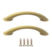 cyclingcolors 2x Maniglia per mobili 96 mm plastica per ante di armadietti cassetti credenze casa, pino