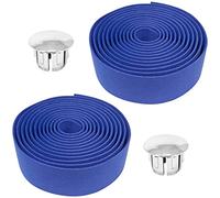cyclingcolors 2x Nastro Manubrio Bicicletta Da Corsa Schiuma EVA Universale Strada Striscia di collaCiclismo, blu