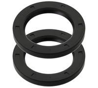 cyclingcolors 2x Paraolio in Gomma NBR tenuta dell'albero motore dimensioni in pollici componente meccanico rotante scarico olio con molla, 1 3/4x2 1/8x3/16" CB (44,5x53,97x4,76mm CB)