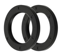 cyclingcolors 2x Paraolio in Gomma NBR tenuta dell'albero motore sistema decimale componente meccanico rotante scarico olio con molla, 10x26x7mm CC