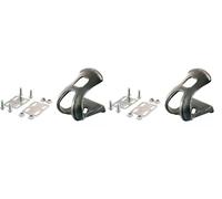 cyclingcolors 2x pedale universale per scarpa con puntale per bicicletta in plastica nera