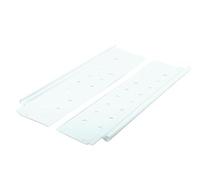 cyclingcolors 2x Sponde rialzate per cassetti da 450 mm, bianco, mobili, guide