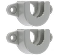 cyclingcolors 2x Supporto per albero tapparella per cuscinetto Ø 28mm esterno in PVC grigio Accessorio Terminale di fissaggio per finestra