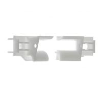 cyclingcolors 2x Tapparella Tulipe modello Polyréno ZF per lamelle da 7 a 9 mm Imbuto in PVC bianco Binario di guida Protezione Universale Tenda per Finestra Accessorio