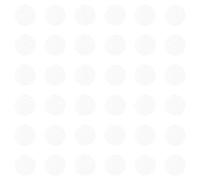 cyclingcolors 36x Copriviti adesivi 25 mm plastica viti copertura coperchi tappi riparazione mobili, Blanc