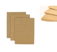 cyclingcolors 3x Fogli di Guarnizione Sughero 200x150mm : 1x 1mm +1x 1.5mm + 1x2mm moto ciclomotore tosaerba tagliaerba trattore