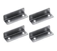 cyclingcolors 4x contropiastra incontro per serratura angolare 90° acciaio 36x10mm finitura nichelata Serratura Chiusura Porta Mobili