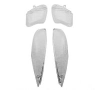 cyclingcolors 4x lente freccia Protezione in plastica per lenti indicatori di direzione anteriori e posteriori per moto, scooter e ciclomotori compatibili con MBK Booster Yamaha BW's