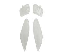 cyclingcolors 4x lente freccia Protezione in plastica per lenti indicatori di direzione anteriori e posteriori per moto, scooter e ciclomotori compatibili con MBK Booster Yamaha BW's