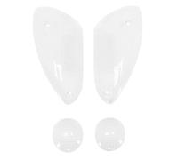 cyclingcolors 4x lente freccia Protezione lente indicatore di direzione anteriore e posteriore in plastica per moto scooter ciclomotore compatibile con MBK Nitro Yamaha Aerox