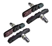 cyclingcolors 4x Pattini Pastiglie freno per bici Wet Rain Mixed Dry 2 paia 70mm V-Brake compatibili con Shimano Tektro Avid Sram Rim Cycle MTB City Bike