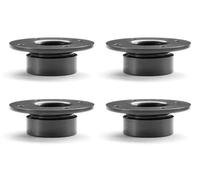 cyclingcolors 4x Piedini Regolabili per Mobili 15mm ±3mm Piedi gambe vite tubo tondo Arredamento divano poltrona tavolo sedia