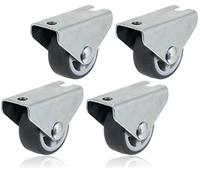 cyclingcolors 4x Rotelle per mobili piccole 30mm gomma ruote 30kg per ruota