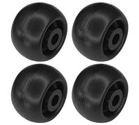 cyclingcolors 4x ruote plastica 40mm nero rotelle mobili dura carrello piccole guardaroba cassetto letto porta scorrevole