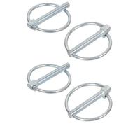 cyclingcolors 4x Spine a scatto 10mm x 45mm perni a sgancio rapido molla acciaio anello copiglie tagliaerba tosaerba trattore