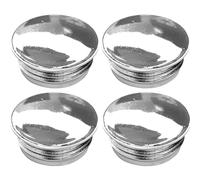 cyclingcolors 4x Tappi a lamelle rotondi per tubo rotondo tappi terminale di plastica cromo mobilia tubi, 35mm