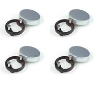 cyclingcolors 4x tappo cerniere 30mm cardini chiusura plastica Nichel opaco argento cerniera armadio porta mobili cappuccio copriforo fori inserto