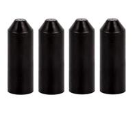 cyclingcolors 4x Terminali termorestringenti per cavi elettrici, diametro anteriore 12 mm, diametro posteriore 4 mm, lunghezza 40 mm, spessore 2,6 mm