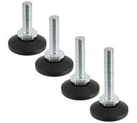 cyclingcolors 4x Viti di Regolazione Piedini Regolabili Pavimento Piede Piedini in Acciaio Vite Viti di Livellamento, M8x30mm
