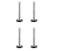 cyclingcolors 4x viti M10 x 60 piedi mobili con bulloni filettati Gambe Vite Regolabile piedini di livellamento