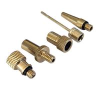 cyclingcolors 5 Pezzi Bicicletta Adattatore per Valvola Kit Gonfiaggio Bici Aria Valvola della Bicicletta Convertitore DV SV AV Presta Schrader palloncino gonfiabili