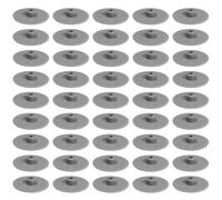 cyclingcolors 50x Coprivite tappo di copertura vite esagono interno SW 4 cappuccio mobili plastica, Grigio RAL 7037