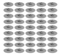 cyclingcolors 50x Coprivite tappo di copertura vite esagono interno SW 4 cappuccio mobili plastica, Grigio RAL 9007