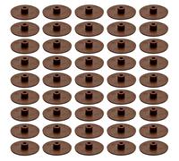 cyclingcolors 50x Coprivite tappo di copertura vite esagono interno SW 4 cappuccio mobili plastica, Marrone RAL 8007