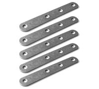 cyclingcolors 5x piastra di giunzione diritta in metallo acciaio da avvitare supporto mobile rinforzo universale fissaggio ripiano 140 x 15 x 2 mm