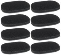 cyclingcolors 8x filtro fontanella per gatti acqua spugna fontana schiuma nero, 30x55x12mm