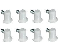 cyclingcolors 8x reggipiani perni supporto mensole 5mm staffe acciaio plastico tasselli scaffale mobili