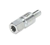 cyclingcolors Adattatore per Testina ad Angolo decespugliatore, Stella, 8 Denti, Compatibile con Stihl