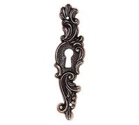 cyclingcolors Bocchetta rosette chiave per mobili in zama finitura bronzo ottone antichizzata armadi mobili 22 x 85 mm