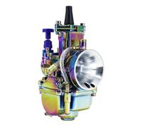 cyclingcolors Carburatore compatibile con PWK 21 Titanium Flat Slide Power Jet Pull Starter Scooter Ciclomotore Motore adattabile a cambio 50cc 125cc