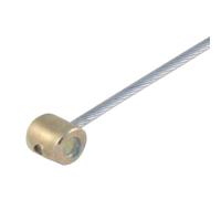 cyclingcolors Cavo acceleratore per moto, scooter, ciclomotore, ciclomotore, diametro 1,2 mm, lunghezza 2 m, testa Ø 5,5x6,5